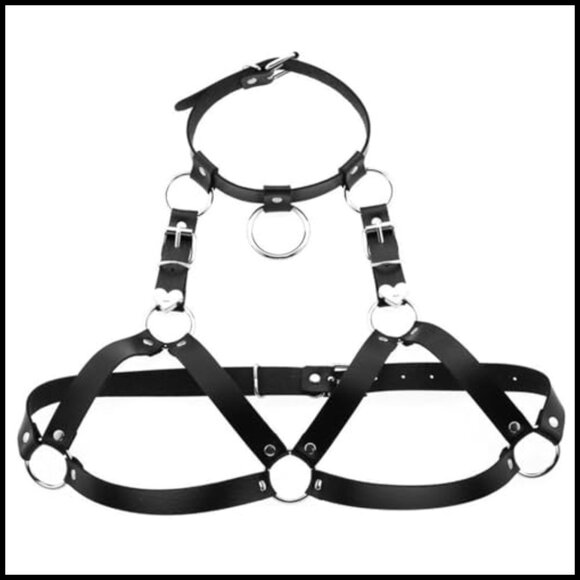 Punk Waist Belt Leather Harness Body Bondage Chest Straps Gothic Lingerie main image 7
